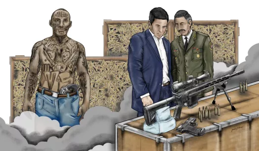 Un expresidente, un exministro de Defensa y militares son involucrados en una red de comercio ilícito de armas en El Salvador. 