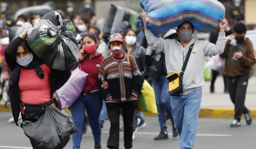 CRISIS. Cuatro de cada diez peruanos perdieron sus fuentes de ingresos al cierre de junio.