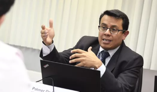 INTENDENTE. Palmer de la Cruz explica que hasta antes de este mecanismo, Perú accedía a información limitada y por casos específicos.
