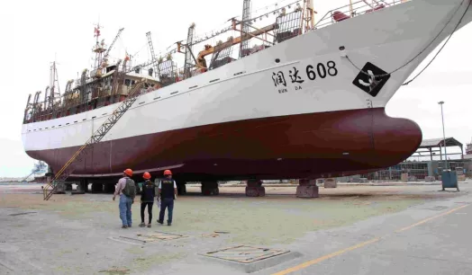INTERVENIDA. En octubre del 2018 las autoridades detuvieron la embarcación china en Chimbote