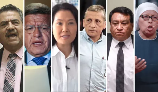 PROMOTORES. Estos son los líderes políticos de los partidos que apoyaron la vacancia.