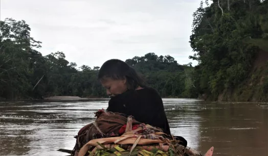 CONTACTO INICIAL. Elena, indígena mastanahua asesinada en noviembre. Imagen tomada el 2014.