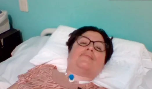 LUCHA. Ana Estrada padece polimiositis, enfermedad que afecta a los músculos. Es crónica y degenerativa.