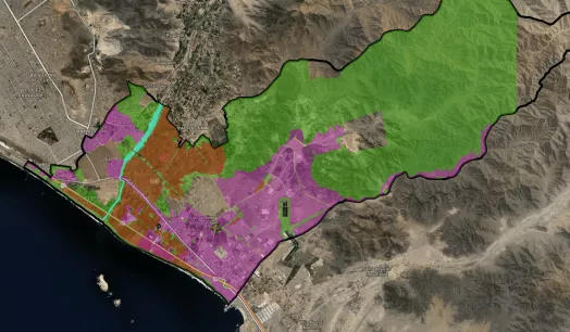 RIESGO. El valle de Lurín, uno de los últimos de la ciudad de Lima, se encuentra en peligro al modificar 17 km2 de zonas agrícolas y otras para ser reemplazados por zonas de comercio y residenciales.