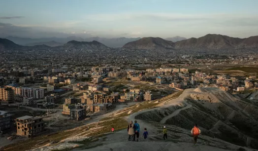 TENSIÓN. Kabul, capital de Afganistán. El presidente de EE.UU., Joe Biden, anunció una retirada completa de las tropas estadounidenses para el 11 de setiembre.