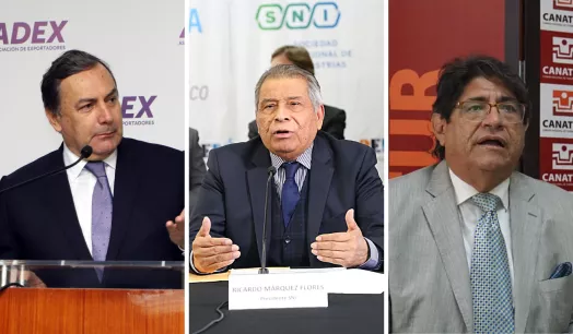 BLOQUE. La Asociación de Exportadores (Adex), la Sociedad Nacional de Industrias (SNI) y la Cámara Nacional de Turismo (Canatur) representan esta coalición.