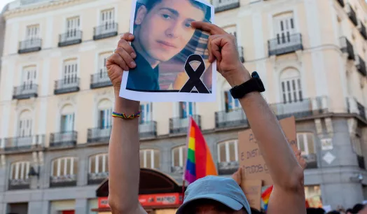 CONMOCIÓN. Días después de conmemorarse el día del orgullo LGTBIQ+, Samuel Luiz (25) fue salvajemente asesinado en La Coruña. 