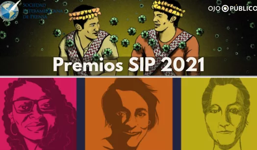 PROYECTOS. OjoPúblico obtuvo los premios en las categorías de "Cobertura de noticias en Internet" y "Derechos humanos y servicio a la comunidad".”