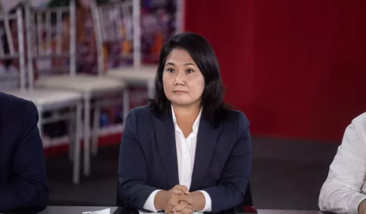 ESTRATEGIA. En junio, Keiko Fujimori anunció el inicio de una estrategia legal que denunció fraude, sin pruebas, e intentó revertir el conteo del Jurado Nacional de Elecciones.