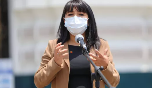 DATO. La premier mencionó este índice durante su intervención en el Pleno.