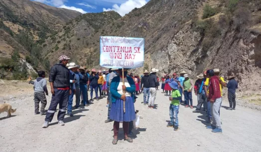 PROTESTAS. Desde hace siete años el conflicto sigue latente en las zonas de impacto de Las Bambas.