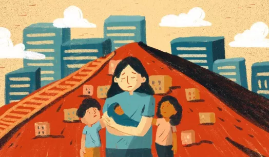TRAMPA. Las personas que se encuentran en pobreza extrema, aun con ayuda social, difícilmente podrán abandonar su condición.