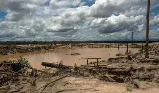 AMAZONAS. La devastación del ecosistema amazónico está ligada a una serie de actividades ilícitas que las autoras analizan  en esta columna.