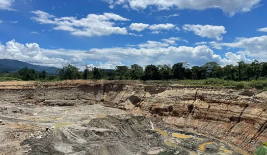 ESTRATEGIA. La minería ilegal del Ecuador ha encontrado en bandas criminales a sus nuevos aliados para exportar el oro que extraer de manera ilegal. 