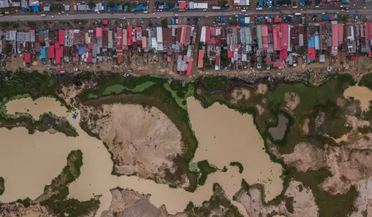 PROBLEMA. En Madre de Dios operan grifos informales en lugares habitados de manera irregular en la zona de amortiguamiento de la Reserva Nacional Tambopata.