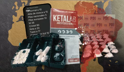 TRÁFICO. Perú emerge como distribuidor de la droga sintética ketamina por un vacío legal que explotan redes criminales de la región.