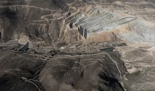 ABIERTA. En la provincia de Moquegua, la empresa Anglo American opera el proyecto Quellaveco, una de las minas más modernas del Perú.