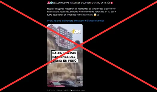 Sismo en Ayacucho: desinformaciones viralizadas en videos y fotos que causan caos y confusión