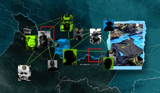 ESTRUCTURA. Los Comandos de la Frontera operan en las fronteras amazónicas de Colombia, Perú y Ecuador con una división territorial.