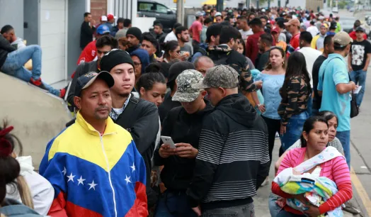 CRISIS. La ONU y el INEI coordinarán para realizar un censo de ciudadanos venezolanos en el Perú para conocer su ubicación y en qué situación se encuentran.