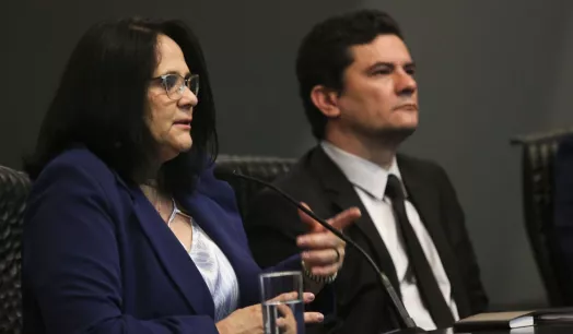 PODER. Damares Alves y Sérgio Moro asistieron al  6º Congreso Internacional sobre Libertades Civiles Fundamentales organizada por Asociación Nacional de Juristas Evangélicos de Brasil.