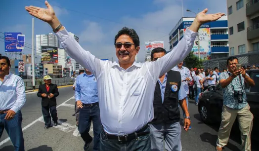 EN JAQUE. Enrique Cornejo, candidato a la alcaldía de Lima por Democracia Directa e investigado por el caso de corrupción Lava Jato, fue excluído preliminarmente por el Jurado Electoral Especial de Lima Centro. 