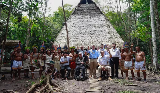 CUMBRE. Presidentes y representantes de Brasil, Paraguay, Ecuador, Colombia, Perú, Bolivia, Guyana y Surinam se reunieron en Leticia para hablar sobre el futuro de la Amazonía.