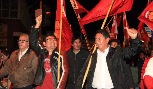 PRÓFUGOS. Vladimir Cerrón Rojas y Henry López Cantorín fueron candidatos por el mismo partido Perú Libre. 