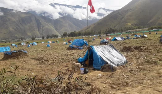 INVASIÓN. En abril del 2018 unas 2 mil personas invadieron los terrenos de la Comunidad Campesina Yurajhuanca. Este fue el primer ataque de la red de traficantes.
