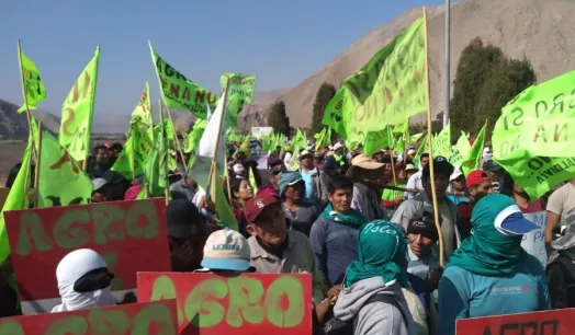 HUELGA. El paro indefinido en el Valle de Tambo continúa pese a la suspensión temporal de la licencia al proyecto minero.