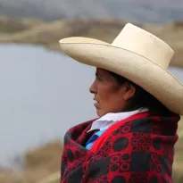 DEFENSORA. Fundación Goldman reconoce resistencia de comunera cajamarquina.