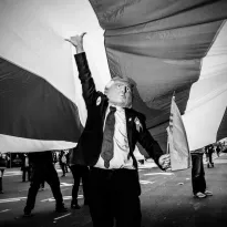 DISPUTA. Las últimas elecciones en EE.UU. ocasionaron gran polarización entre republicanos y demócratas.