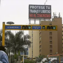 CONTRATO. Los anuncios LED fueron colocados en su mayoría en plataformas de la empresa Punto Visual.