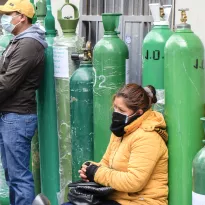 DÉFICIT. En Perú, a pesar del descenso de casos, aún se registra una elevada necesidad de oxígeno medicinal para pacientes Covid-19.