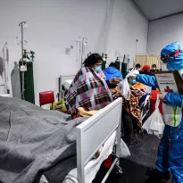 COLAPSO. Entre 60 y 80 personas llegan a los hospitales con cuadros moderados y graves de Covid-19