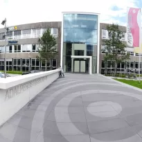 INDAGACIÓN. Sede de la subsidiaria de Telefónica en Alemania, parte de su conglomerado en Países Bajos.