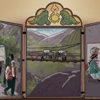 RUTA. El enfermero Óscar Huamán y habitantes de Mollebamba trasladan a su pueblo una congeladora para conservar vacunas. 