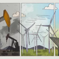 CAMBIOS. La emergencia climática exige la reducción del dióxido de carbono y el metano, este último vinculado al gas natural.