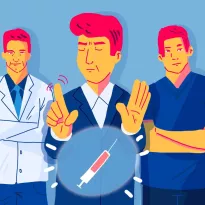 SIN EVIDENCIA. Durante la pandemia, médicos que hacían activismo contra el aborto, incorporaron discursos negacionistas de la Covid-19.