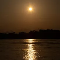 BLINDING. The promise of quick money with gold has changed life along the Santiago river at the border between Peru and Ecuador.