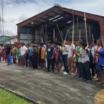 RECLAMOS. Comunidades indígenas de Manseriche (Loreto) piden una remediación ambiental por las actividades petroleras que han afectado su territorio.