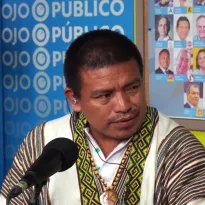 EMERGENCIA. Elvis, Chorobeki, jefe del Comaru, habló sobre las deudas históricas con los pueblos del Alto y Bajo Urubamba.
