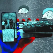 COMUNICACIÓN. Durante años, los criminales utilizaron la aplicación Sky ECC para coordinar envíos de toneladas de droga desde Ecuador hacia Europa.