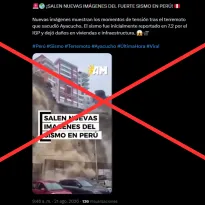 Sismo en Ayacucho: desinformaciones viralizadas en videos y fotos que causan caos y confusión