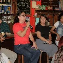 VOCES. Familiares de víctimas, artistas y documentalistas participaron en una nueva edición de la Barra Política de OjoPúblico. 
