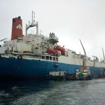 ÁNCASH. El Damanzaihao permaneció más de tres años en la bahía de Chimbote por una orden de incautación. 