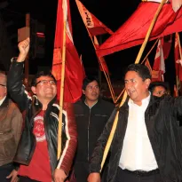 PRÓFUGOS. Vladimir Cerrón Rojas y Henry López Cantorín fueron candidatos por el mismo partido Perú Libre. 