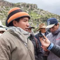 DESAFÍO. El alcalde de Challhuahuacho, Porfirio Gutiérrez, asume el cargo luego de que sus tres últimos predecesores fueran incluidos en investigaciones por corrupción y lavado de dinero.