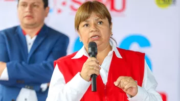 Zulema Tomás, ministra de Salud  