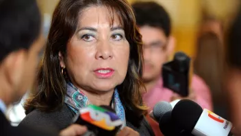 Martha Chávez, exparlamentaria y candidata al Congreso